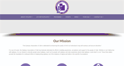 Desktop Screenshot of epilepsyut.org